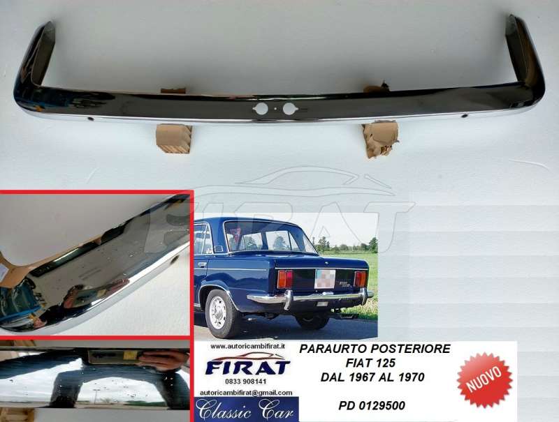 PARAURTO FIAT 125 67 - 70 POST. C/D